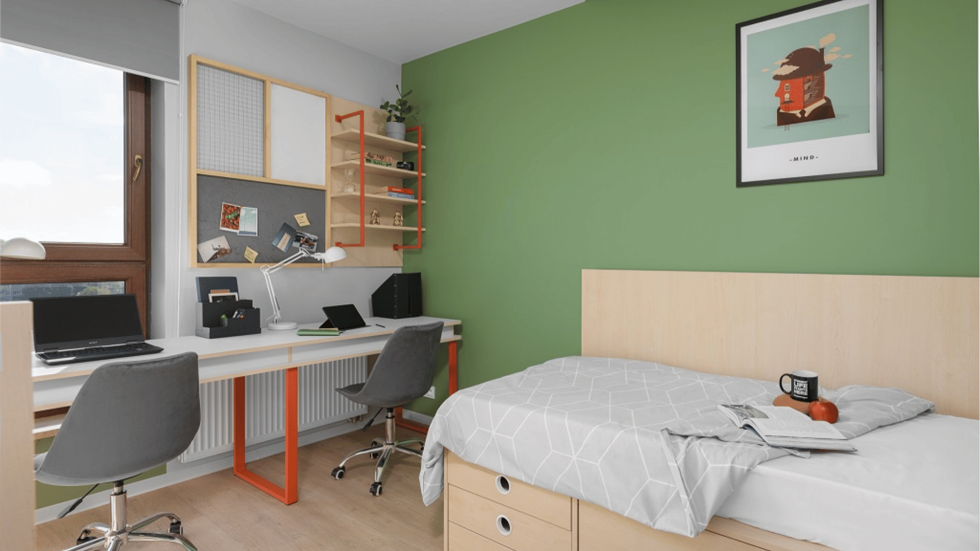 Pokój dwuosobowy komfort w apartamencie dwupokojowym