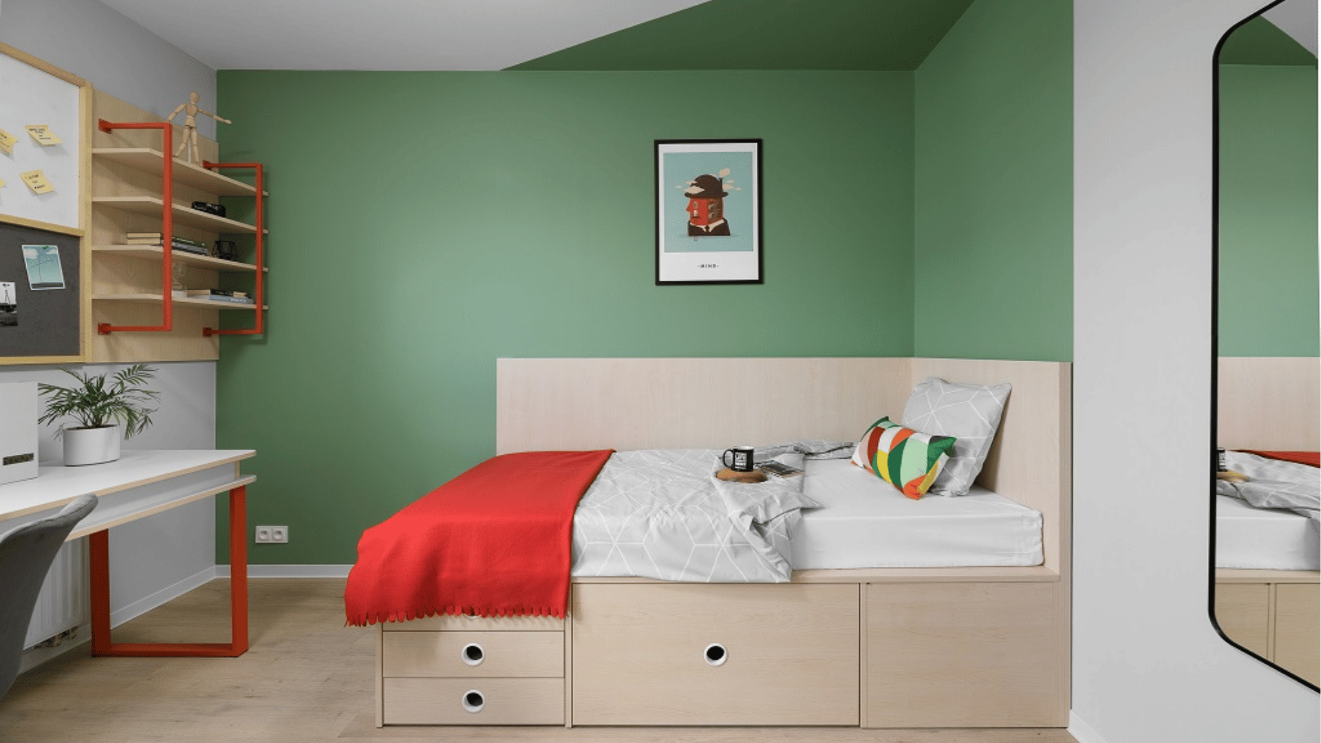 Pokój jednoosobowy komfort w apartamencie dwupokojowym